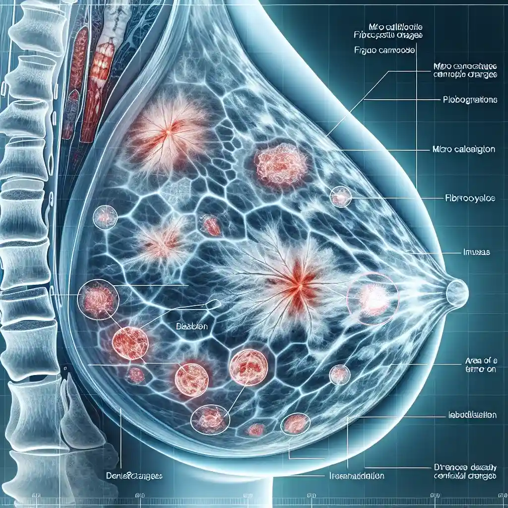 Что показывает маммография: список возможных патологий