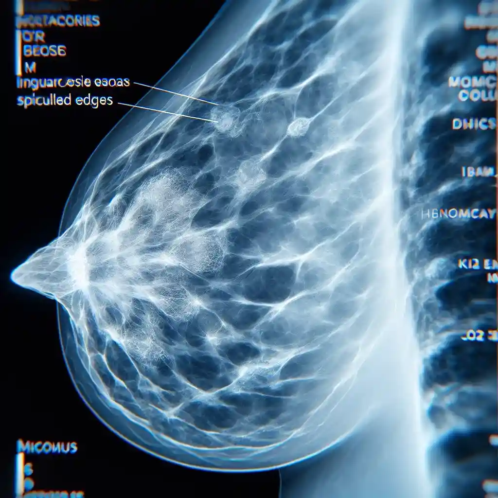 Признаки рака на маммографических снимках