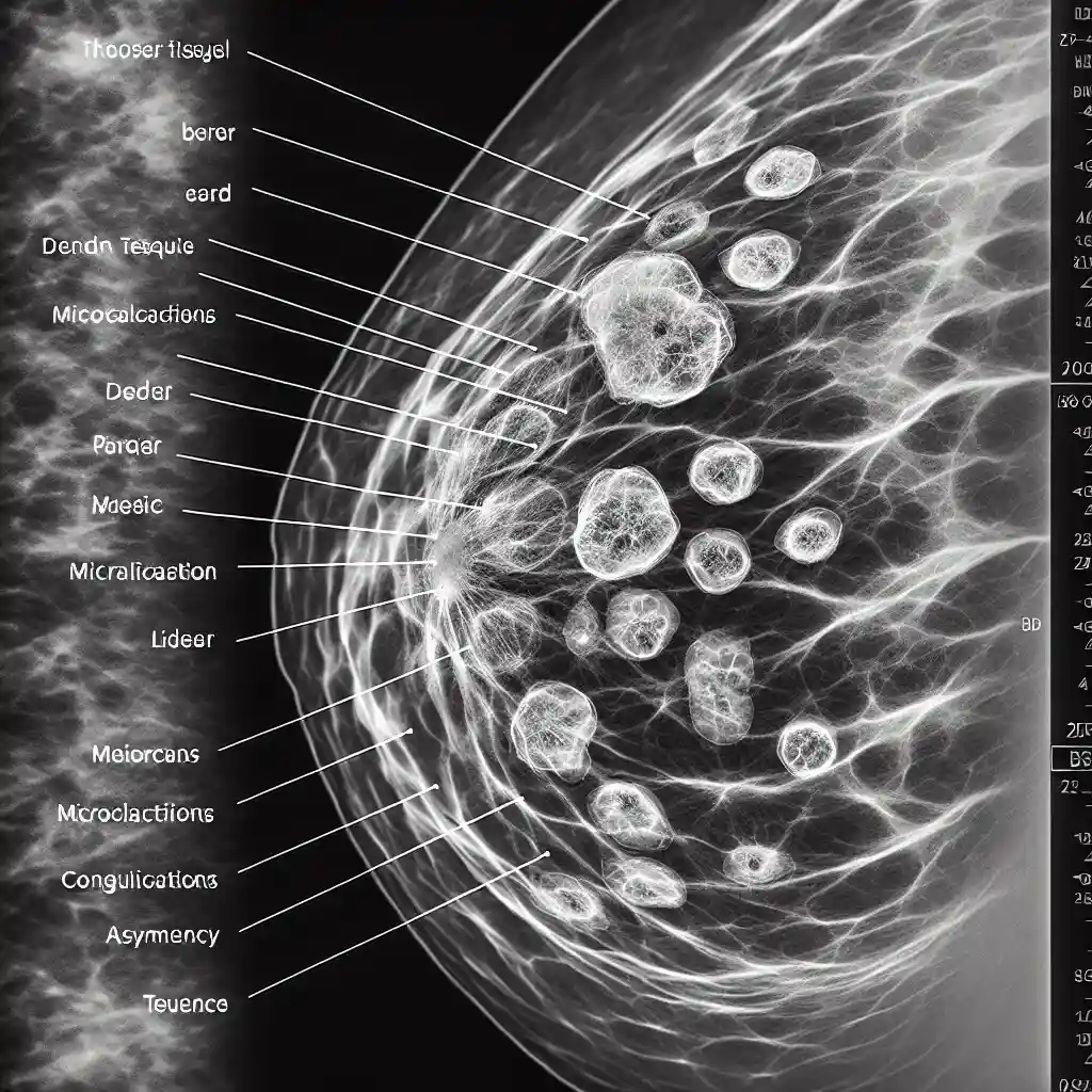 Рак молочной железы на маммографии